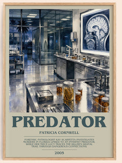 Predator Bookish Wall Art by Patricia Cornwell – image 1