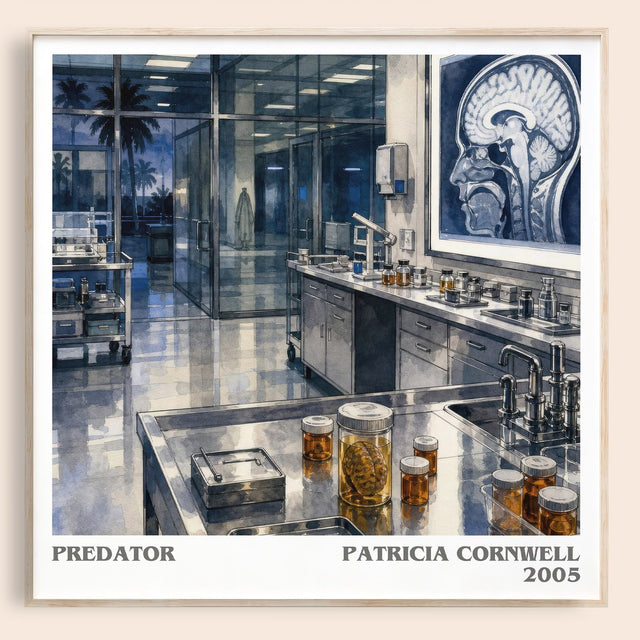 Predator Literary Art Print by Patricia Cornwell