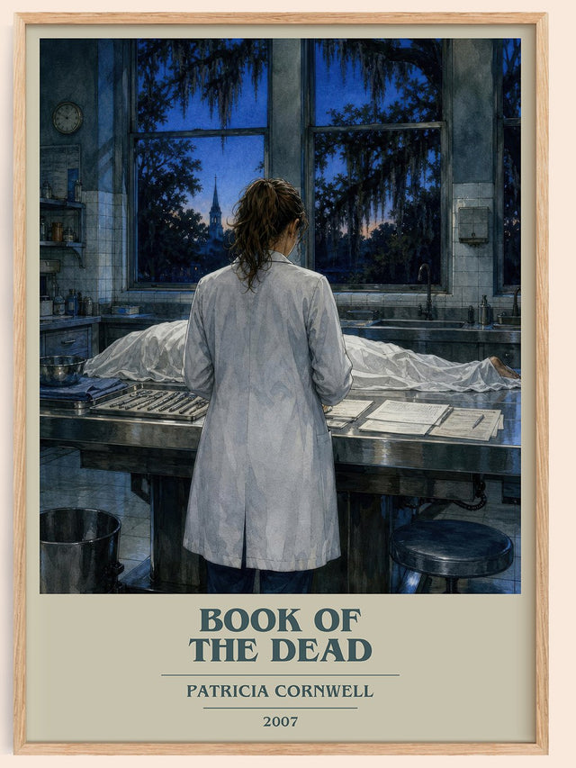 Book of the Dead Book Cover Poster by Patricia Cornwell