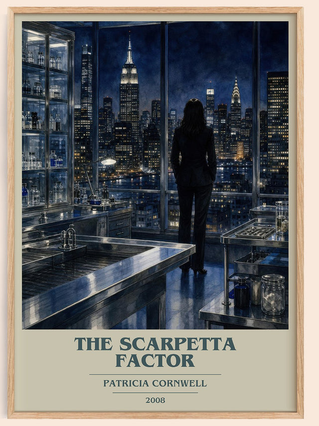 The Scarpetta Factor Book Cover Poster by Patricia Cornwell