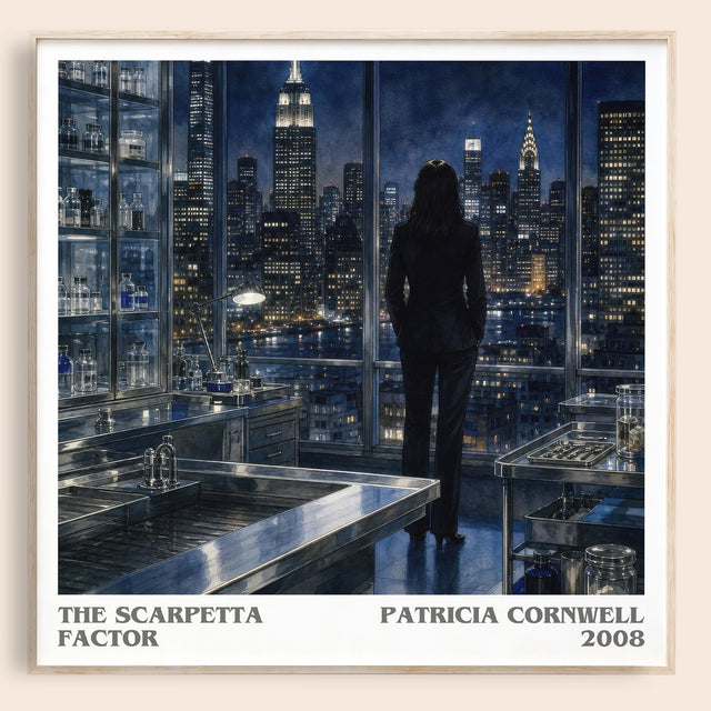 The Scarpetta Factor Literary Art Print by Patricia Cornwell