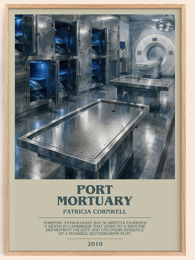 Port Mortuary Bookish Wall Art by Patricia Cornwell