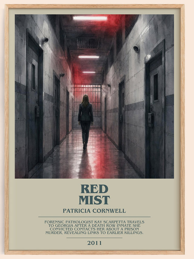 Red Mist Bookish Wall Art by Patricia Cornwell
