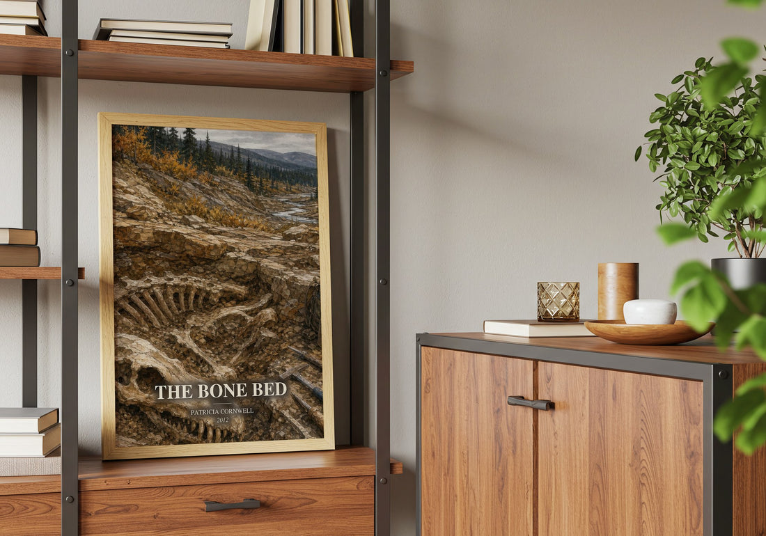 The Bone Bed book watercolour illustration paper finish options – matte satin gloss