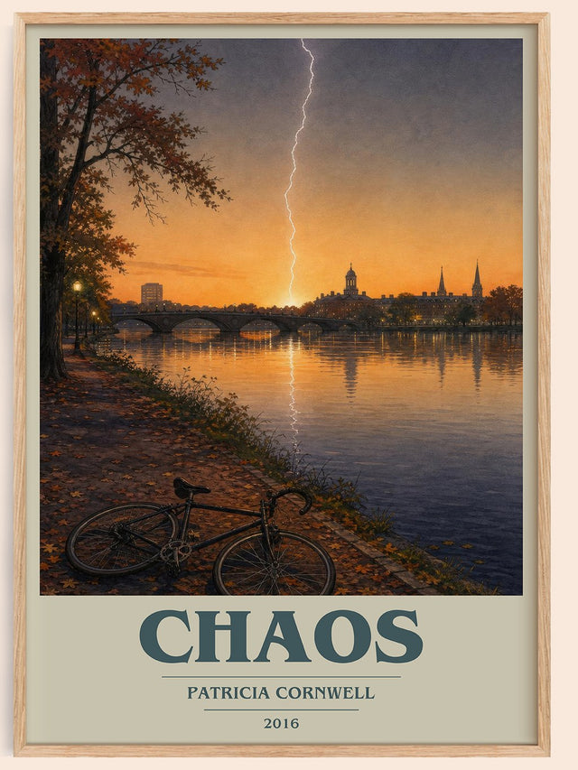 Chaos Book Cover Poster by Patricia Cornwell