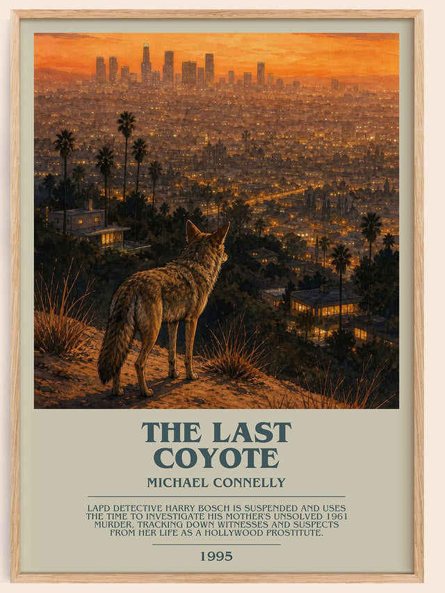 The Last Coyote Bookish Wall Art by Michael Connelly