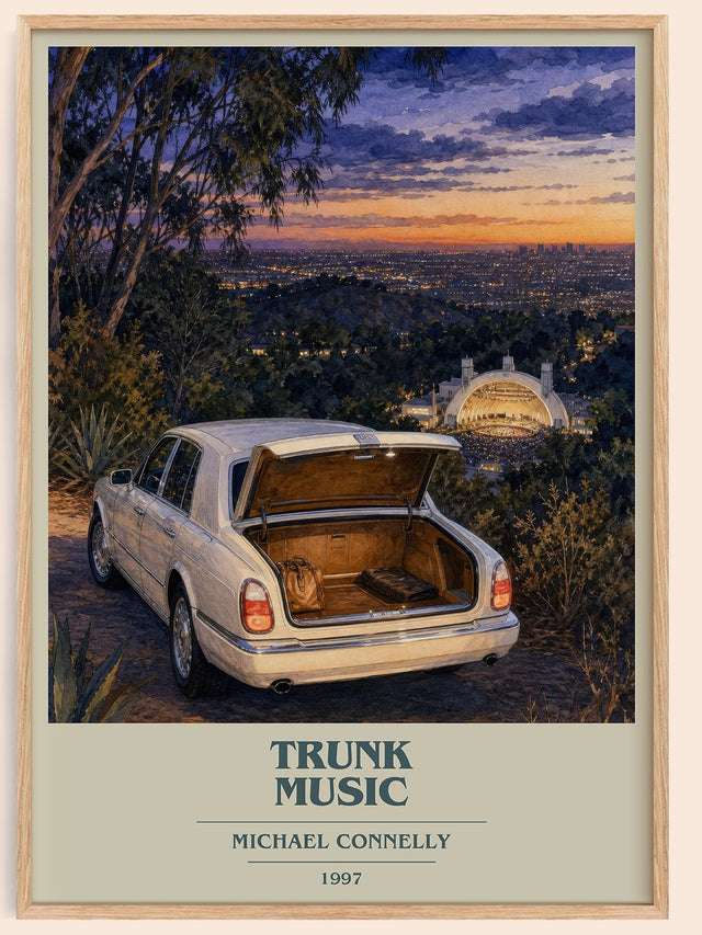 Trunk Music Book Cover Poster by Michael Connelly