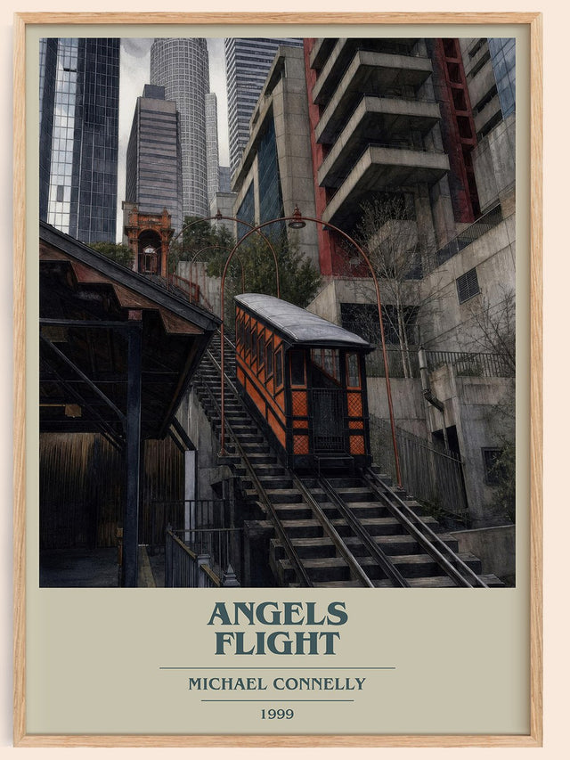 Angels Flight Book Cover Poster by Michael Connelly