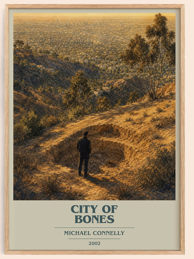 City of Bones Book Cover Poster by Michael Connelly