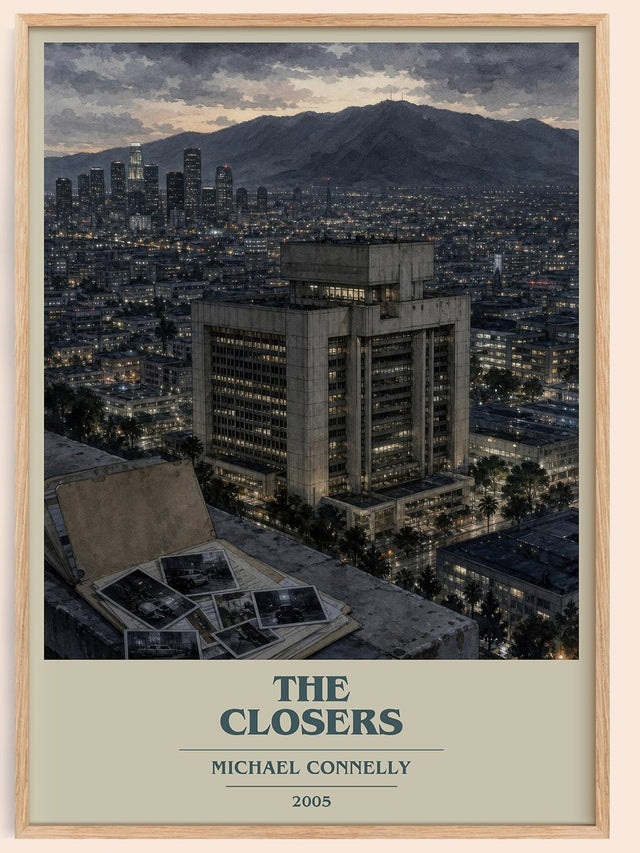 The Closers Book Cover Poster by Michael Connelly