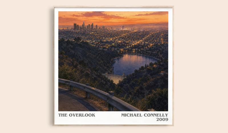 The Overlook literary book poster by Michael Connelly – framed literary art print
