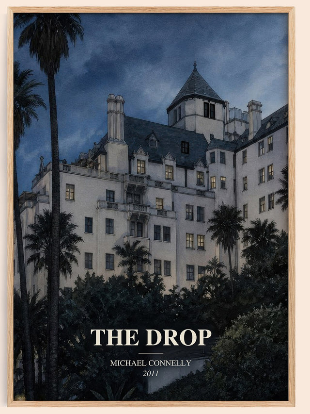 The Drop Book Watercolour Illustration by Michael Connelly