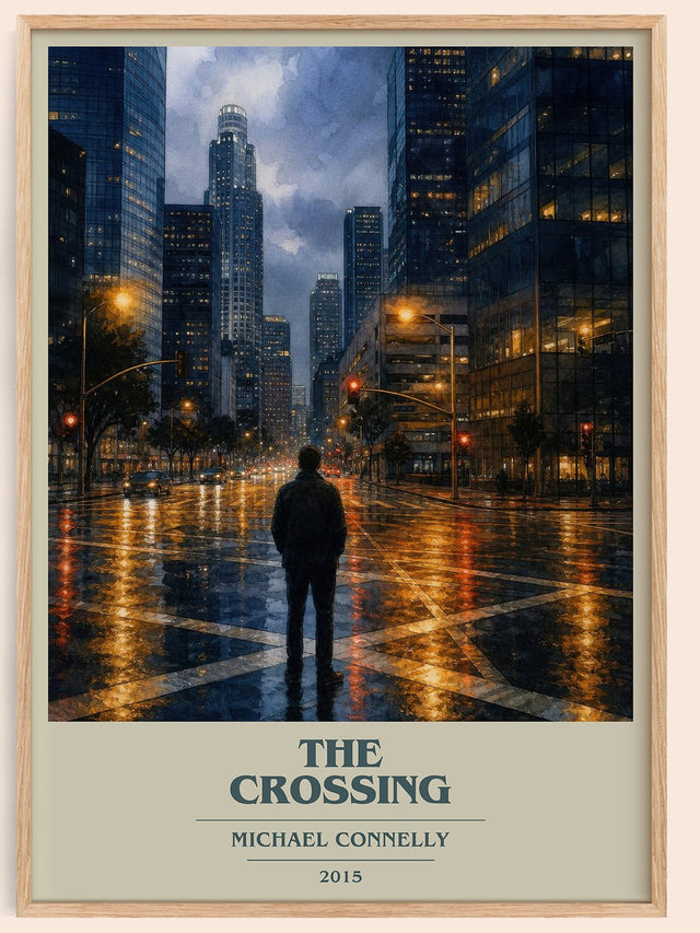 The Crossing Book Cover Poster by Michael Connelly