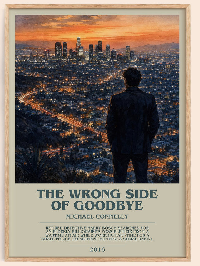 The Wrong Side of Goodbye Bookish Wall Art by Michael Connelly