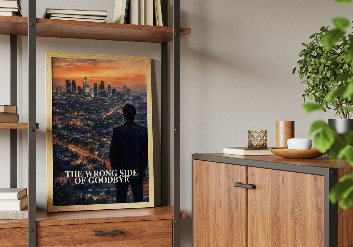The Wrong Side of Goodbye book watercolour illustration paper finish options – matte satin gloss