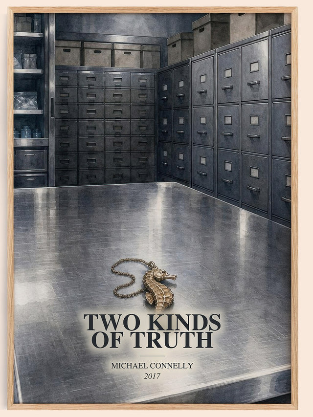 Two Kinds of Truth Book Watercolour Illustration by Michael Connelly