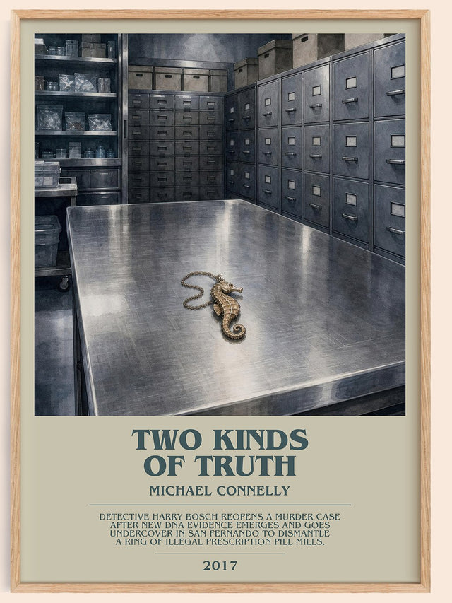 Two Kinds of Truth Bookish Wall Art by Michael Connelly