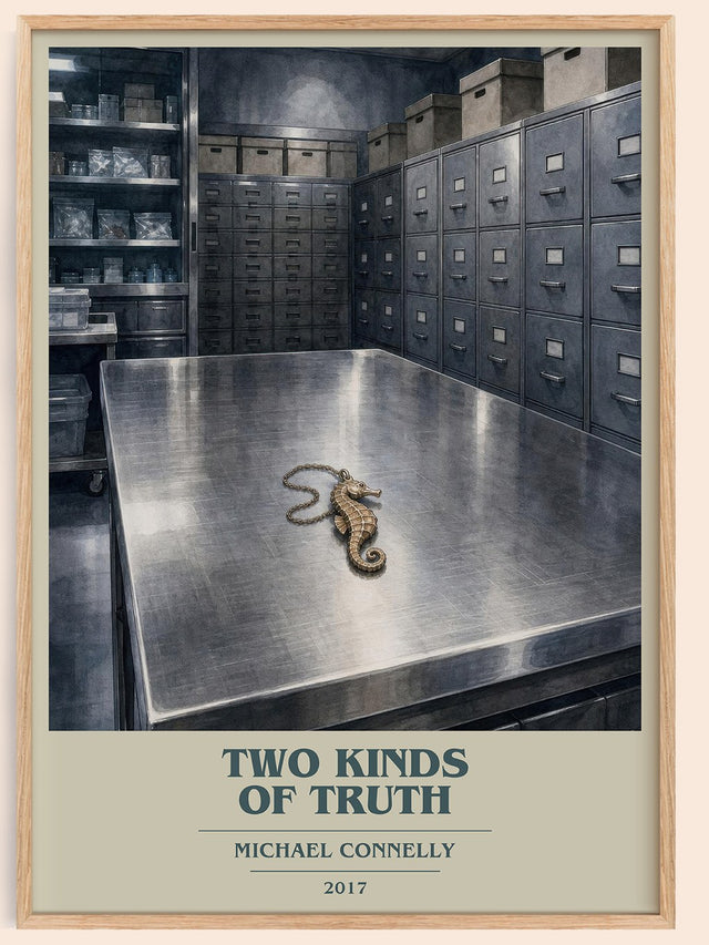 Two Kinds of Truth Book Cover Poster by Michael Connelly