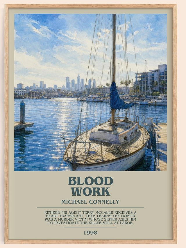 Blood Work Bookish Wall Art by Michael Connelly