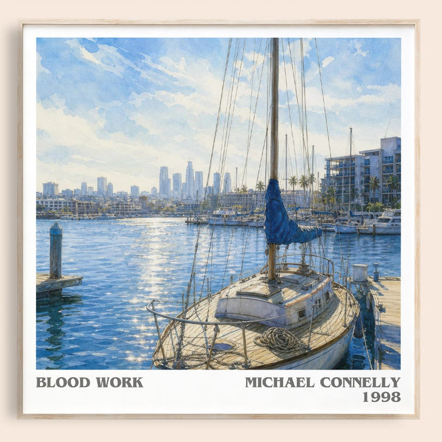 Blood Work Literary Art Print by Michael Connelly
