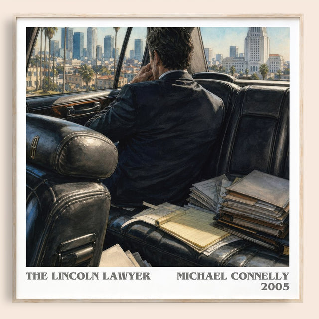 The Lincoln Lawyer Literary Art Print by Michael Connelly