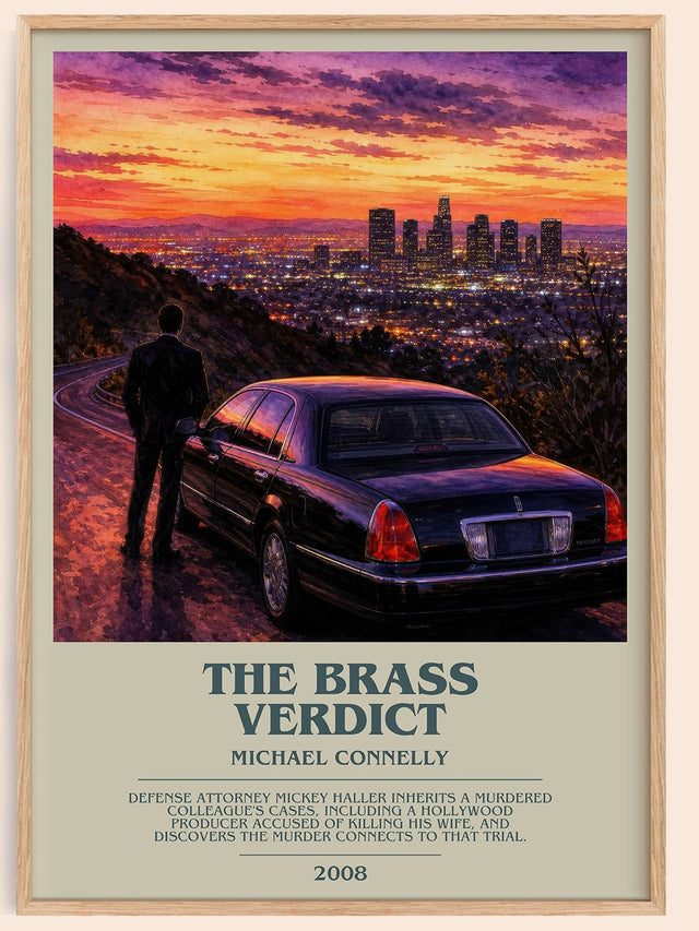 The Brass Verdict Bookish Wall Art by Michael Connelly