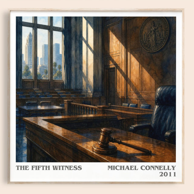 The Fifth Witness Literary Art Print by Michael Connelly