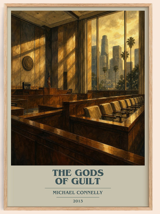 The Gods of Guilt Book Cover Poster by Michael Connelly