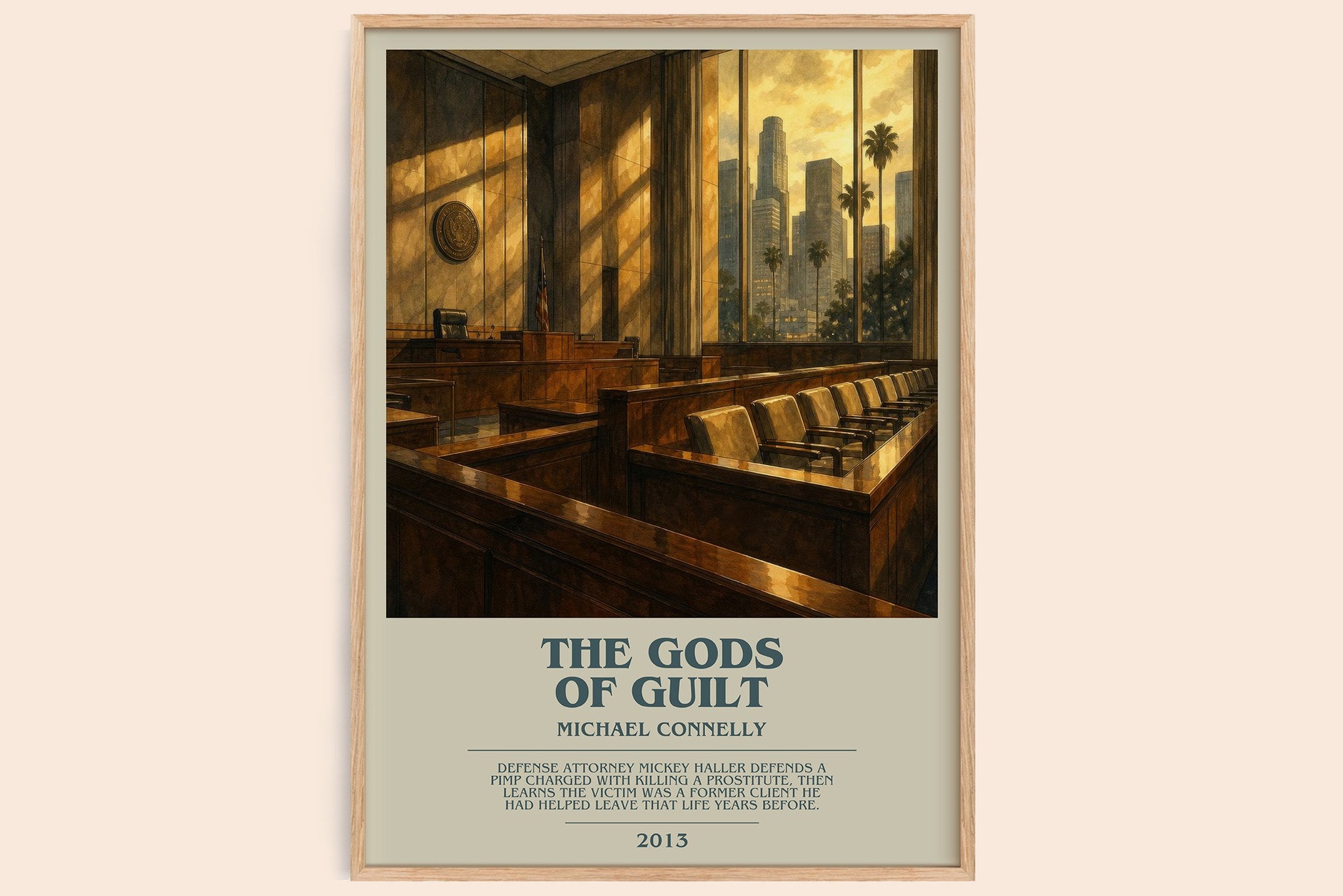 The Gods of Guilt Bookish Wall Art by Michael Connelly