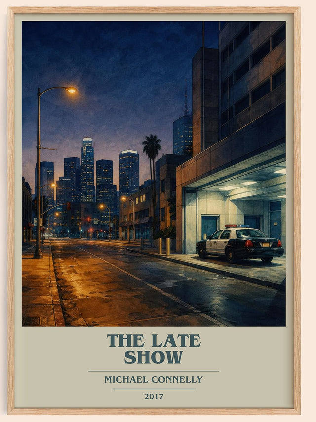 The Late Show Book Cover Poster by Michael Connelly