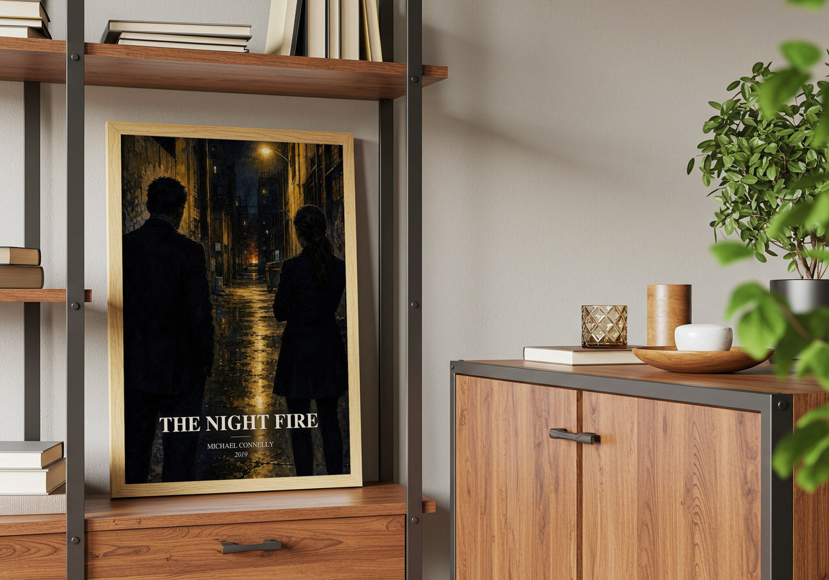 The Night Fire book watercolour illustration paper finish options – matte satin gloss