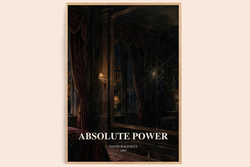 Absolute Power Book Watercolour Illustration by David Baldacci (Edge style)