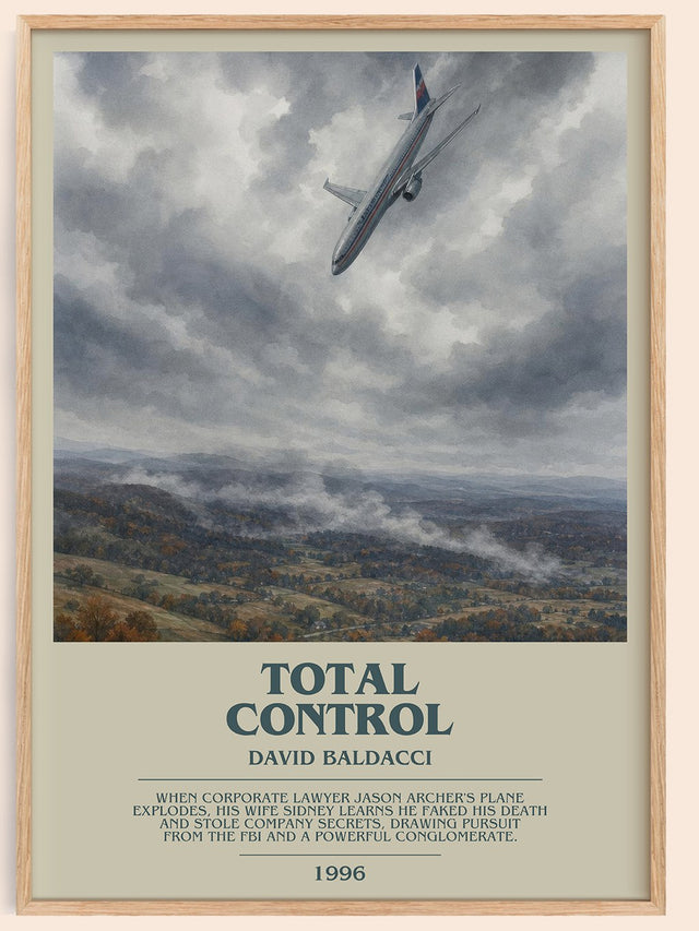 Total Control Bookish Wall Art by David Baldacci