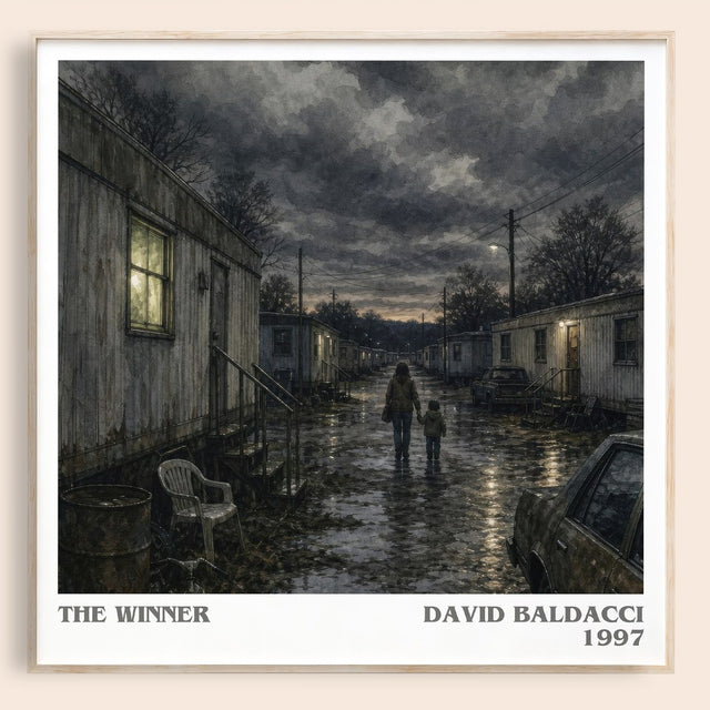 The Winner Literary Art Print by David Baldacci