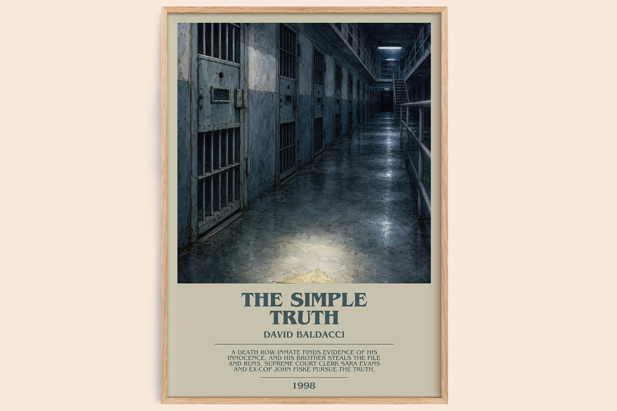 The Simple Truth Bookish Wall Art by David Baldacci