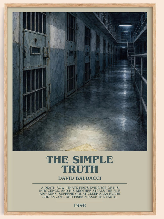 The Simple Truth Bookish Wall Art by David Baldacci