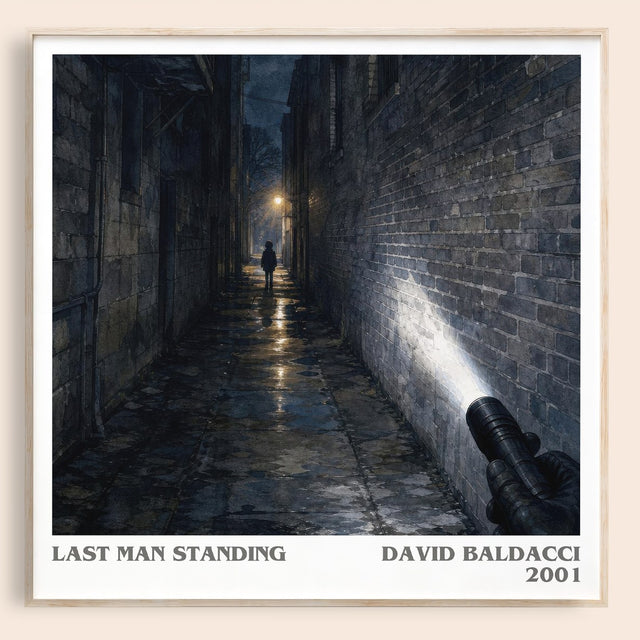 Last Man Standing Literary Art Print by David Baldacci