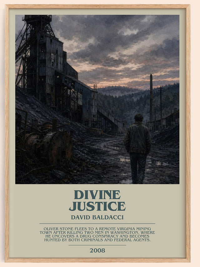 Divine Justice Bookish Wall Art by David Baldacci