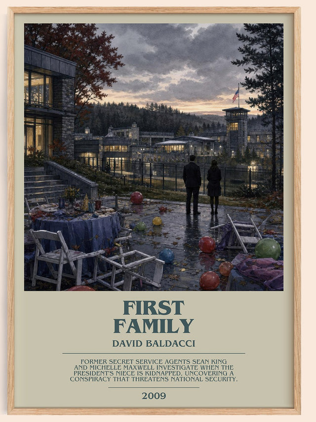 First Family Bookish Wall Art by David Baldacci
