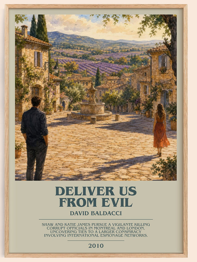 Deliver Us from Evil Bookish Wall Art by David Baldacci