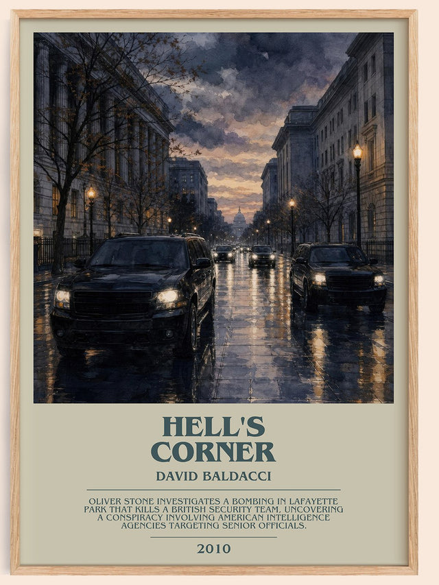 Hell's Corner Bookish Wall Art by David Baldacci