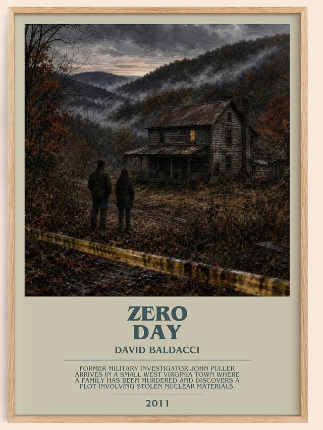 Zero Day Bookish Wall Art by David Baldacci