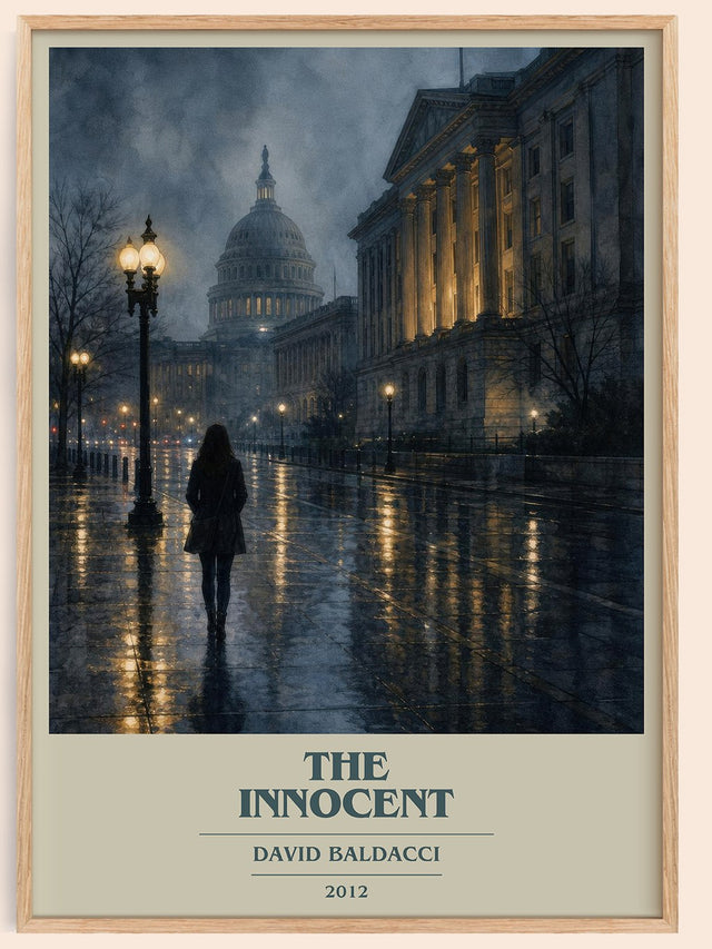 The Innocent Book Cover Poster by David Baldacci