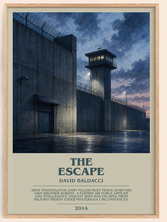 The Escape Bookish Wall Art by David Baldacci