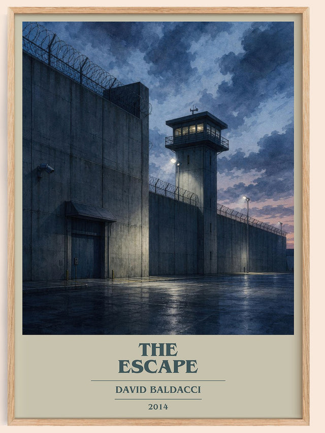 The Escape Book Cover Poster by David Baldacci