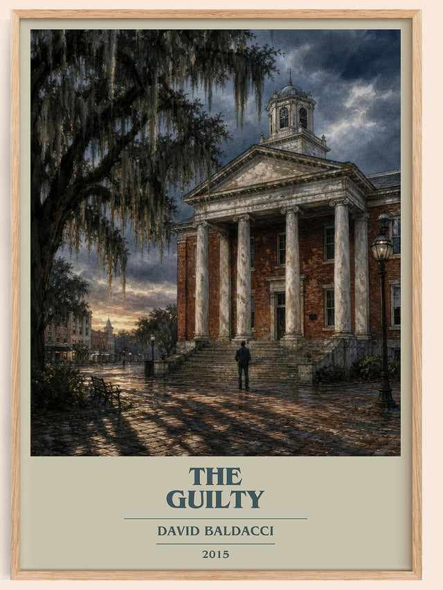 The Guilty Book Cover Poster by David Baldacci