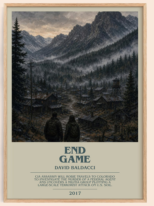 End Game Bookish Wall Art by David Baldacci