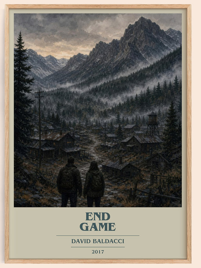 End Game Book Cover Poster by David Baldacci