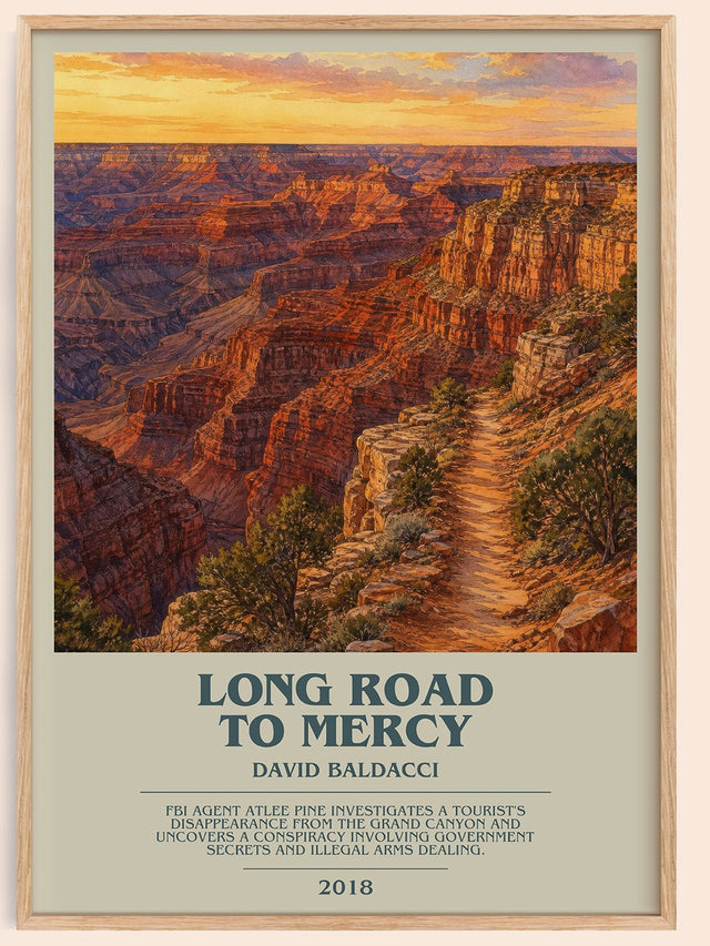 Long Road to Mercy Bookish Wall Art by David Baldacci