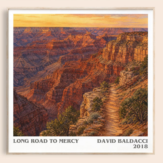 Long Road to Mercy Literary Art Print by David Baldacci